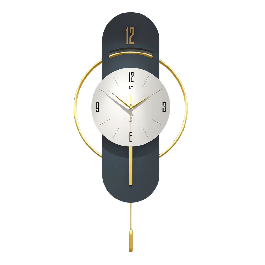 Blue Pendulum Clock
