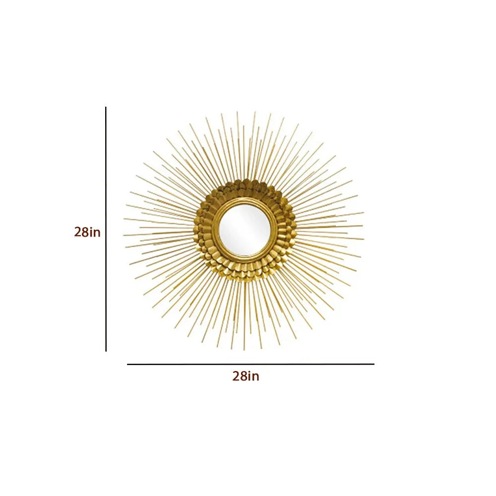 Sunflower Mirror Wall Art
