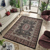 Traditional Black Wool Carpet