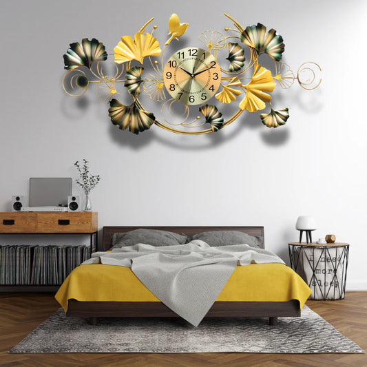 Leaf Designer Wall Clock
