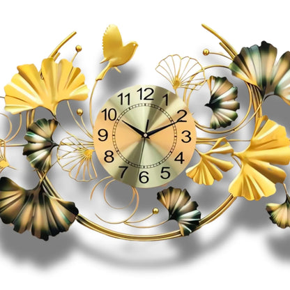 Leaf Designer Wall Clock