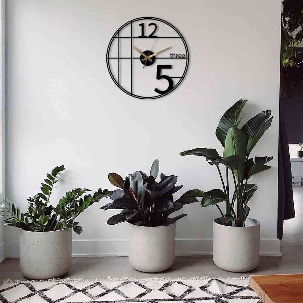Numbered Wall Clock