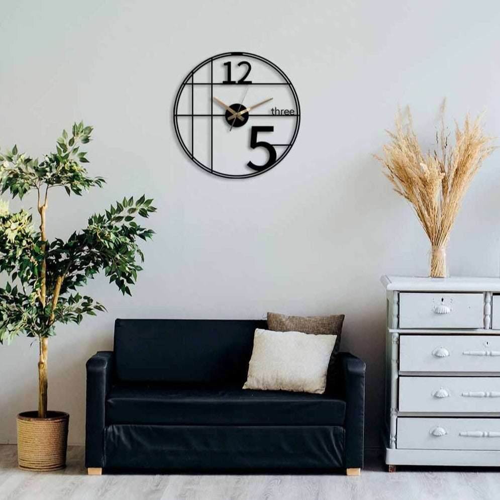 Numbered Wall Clock