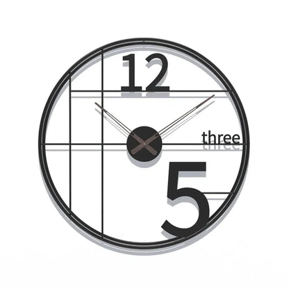 Numbered Wall Clock