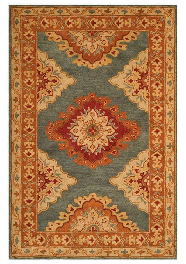Multicolor Traditional Hand Tufted Woolen Rug