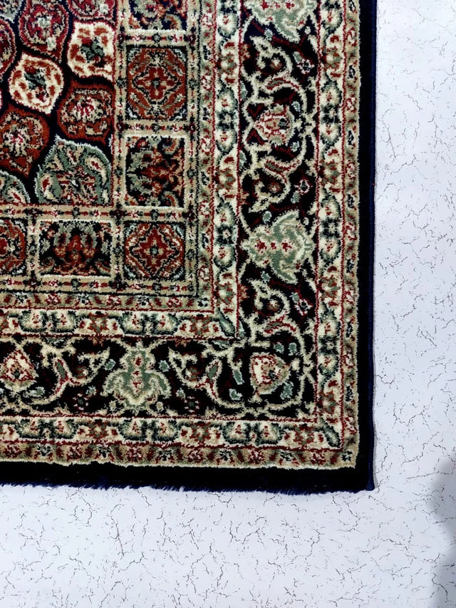 Blue Traditional Wool Carpet