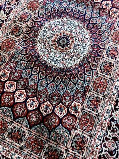 Blue Traditional Wool Carpet