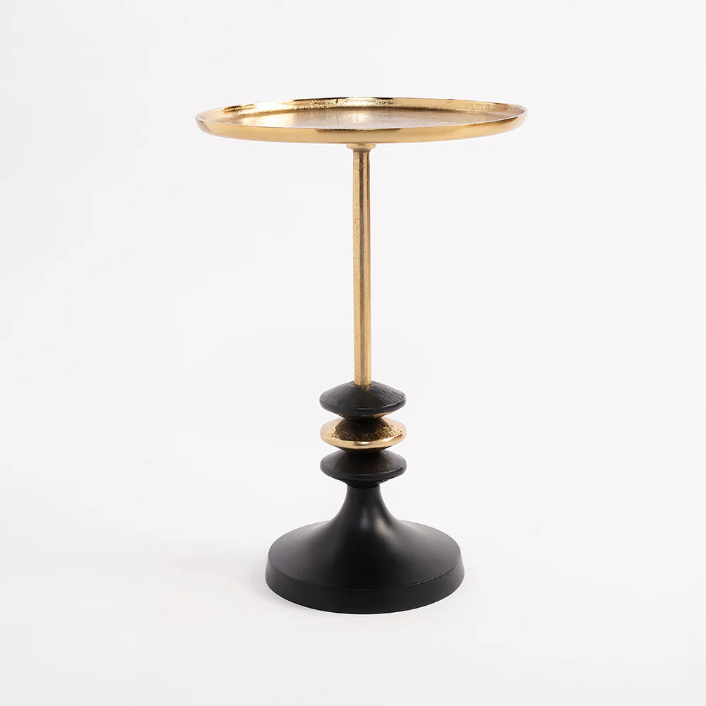 Black and Gold Accent Table