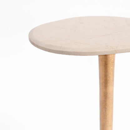 Marble Top Accent Table
