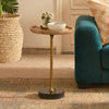 Wooden Top Accent Table