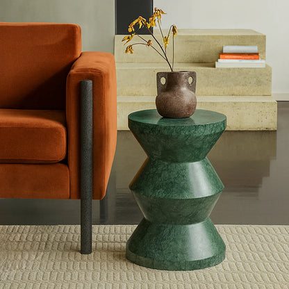 Green Marble Accent Table