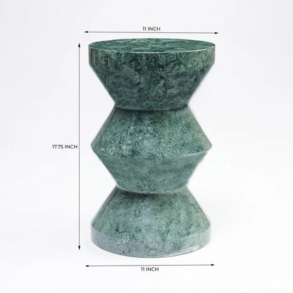 Green Marble Accent Table
