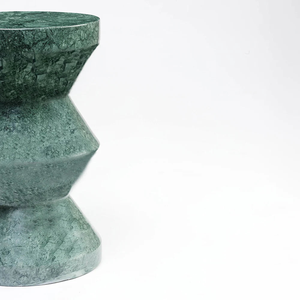Green Marble Accent Table