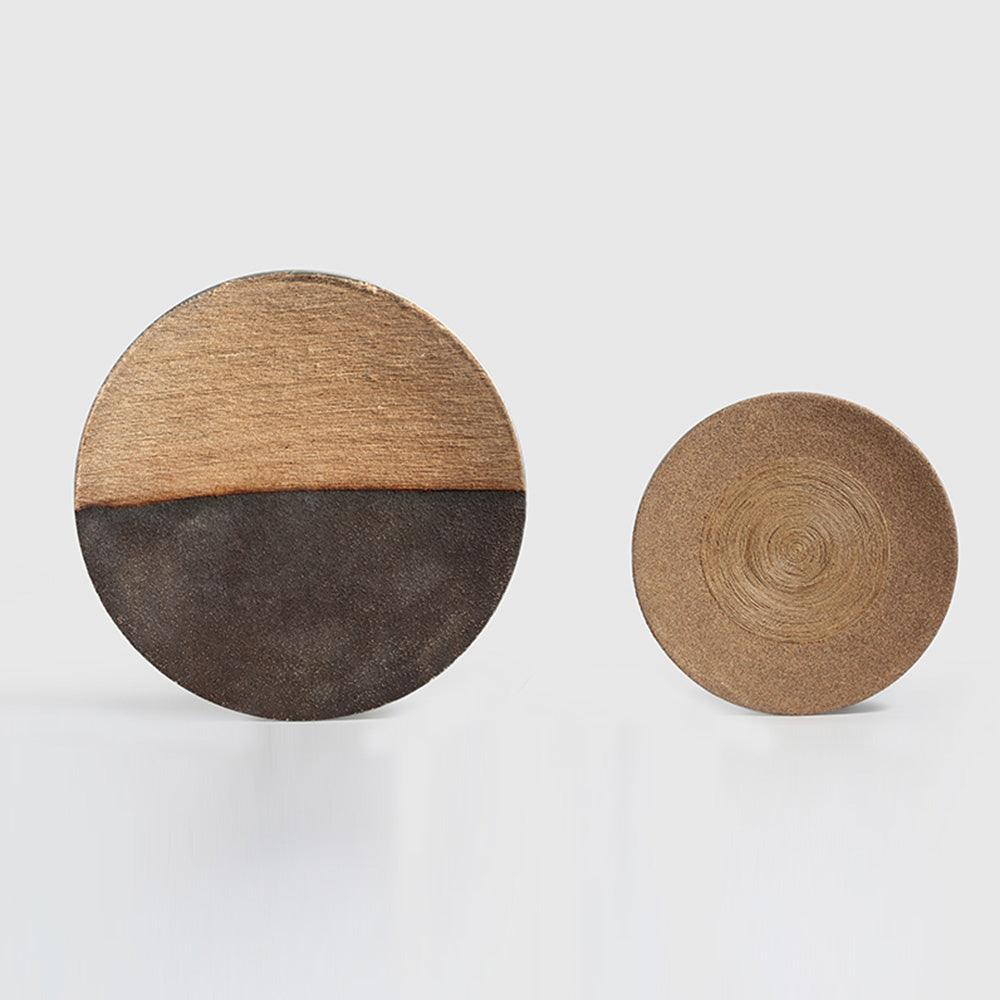Brown Plates Wall Art