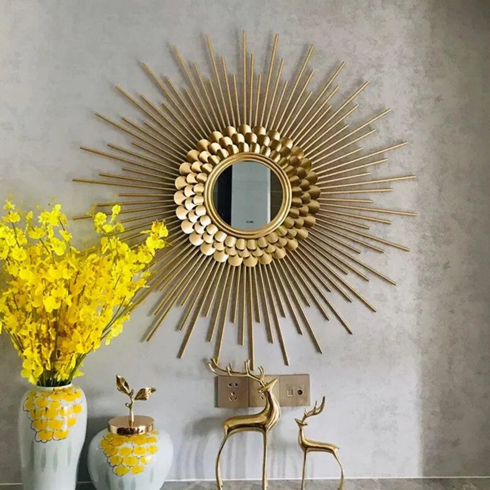 Sunflower Mirror Wall Art