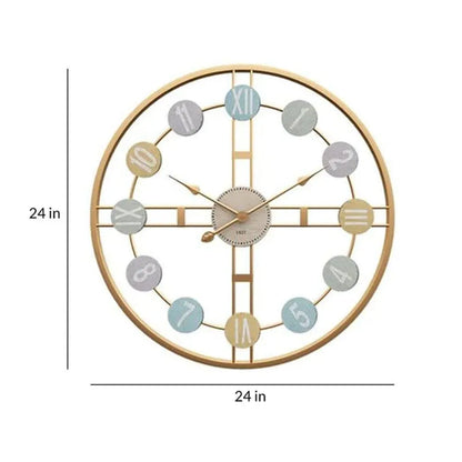 Multicolour Designer Wall Clock